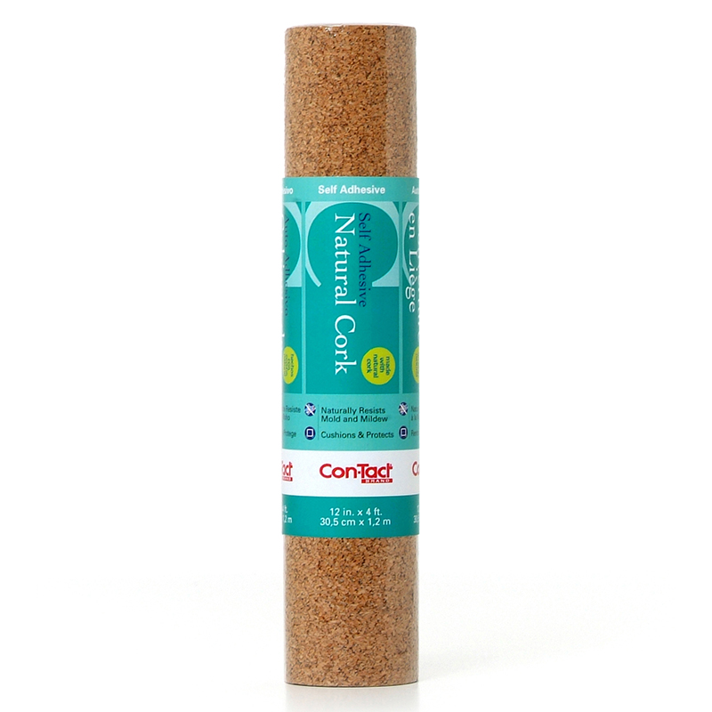 Kit04f12642006 12 In. X 4 Ft. Con-tact Adhesive Roll Cork