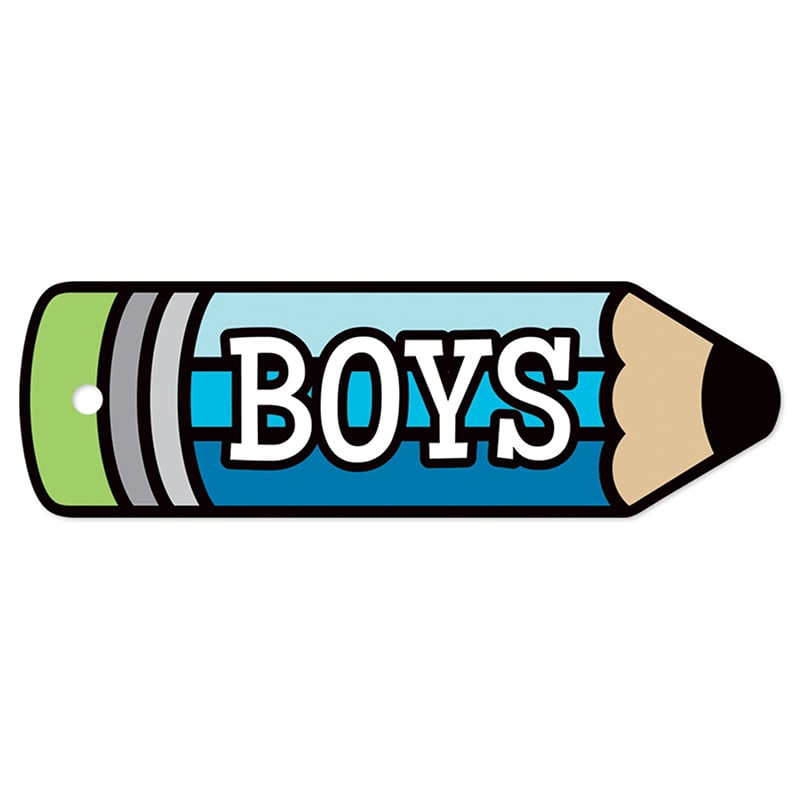 Top10112 2.25 X 7.75 In. Pass Boys Pencil Plastic Hall