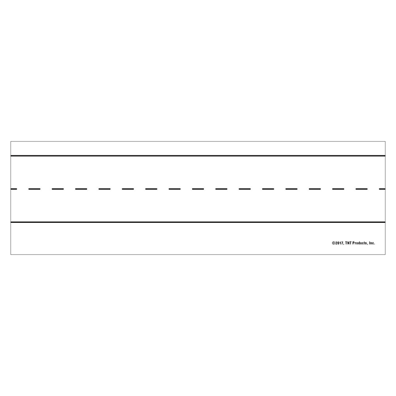 Top10384 3 X 8.5 In. Magnetic Word Strips, White
