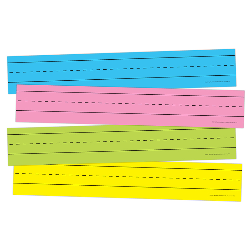 Top10456 3 X 17.5 In. Magnetic Sentence Strips, Bright Assorted Color