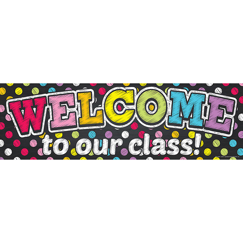 Top10594 17.5 X 5.5 In. Neon Chalk Magnetic Welcome Banner