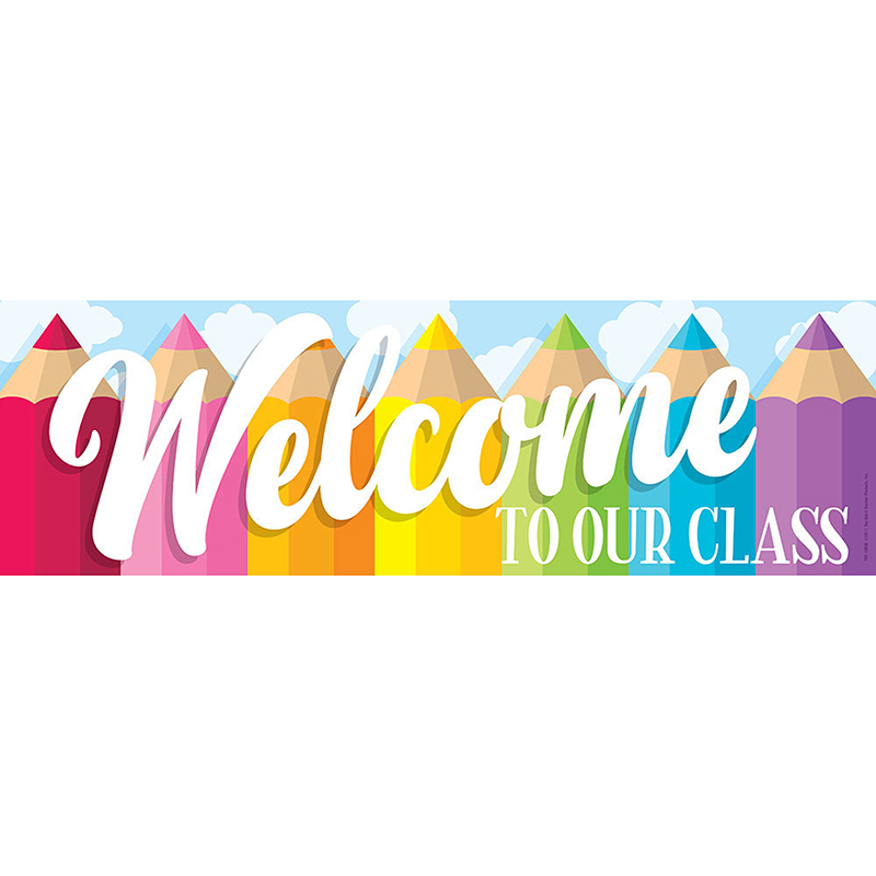 Top10596 17.5 X 5.5 In. Colored Magnetic Welcome Banner
