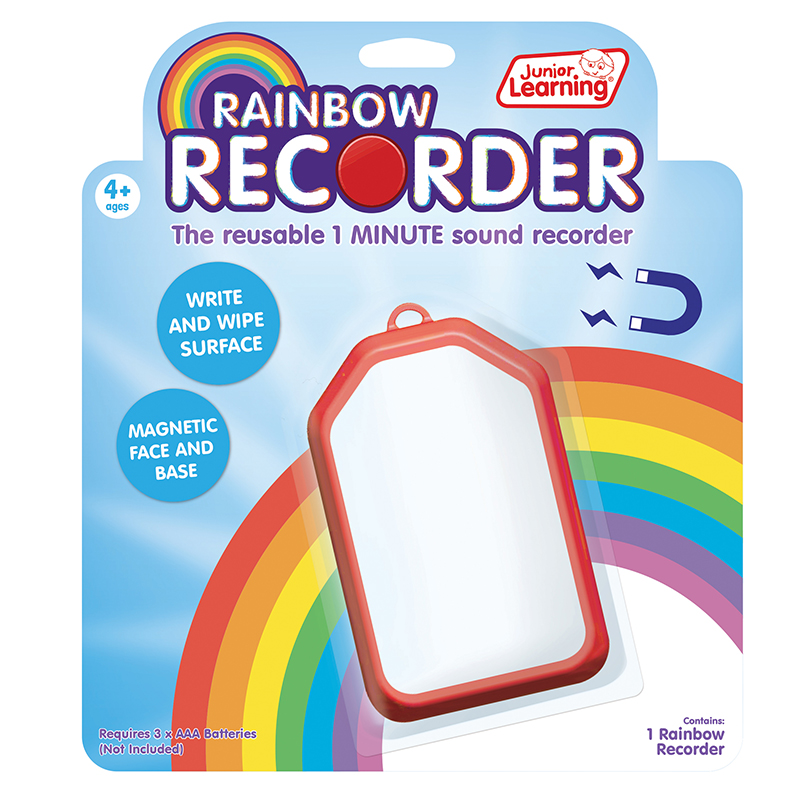 Jrl148 Rainbow Recorder, Age 4 Plus