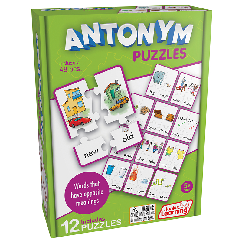 Jrl242 Age 5 Plus Antonym Puzzles