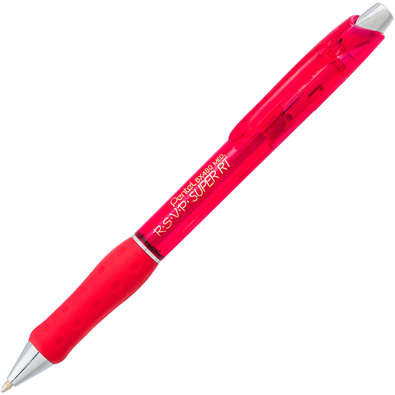 Of America Penbx480b R.s.v.p. Super Rt Ballpoint Pen, Red