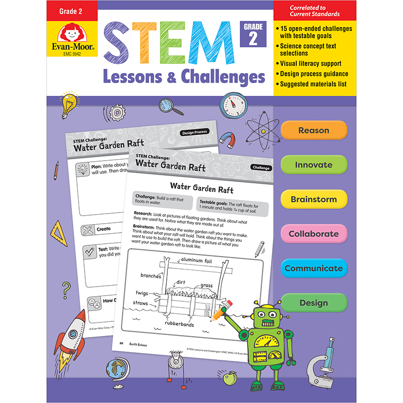 Emc9942 Stem Lessons & Challenges - Grade 2