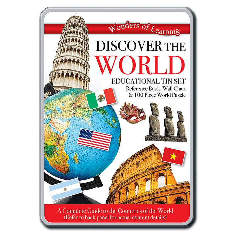 Round World Products Rwpts05 Discover The World Tin Set