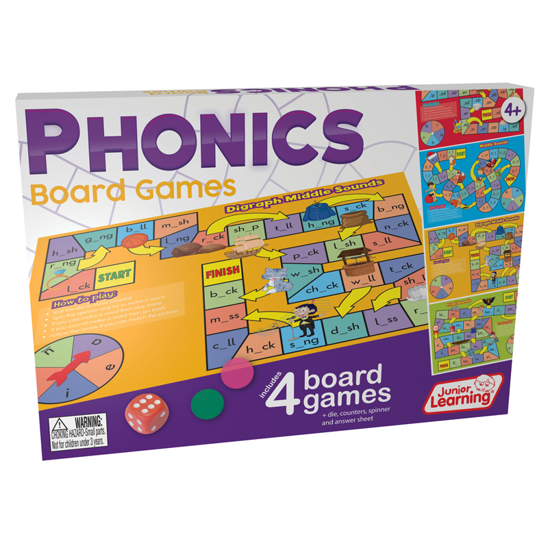 Jrl422bn 2 Each Phonics Board Games