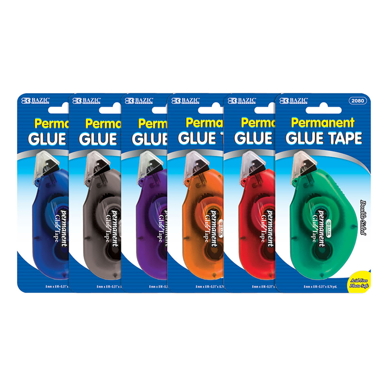 Baz2080bn 12 Each Bazic Glue Tape