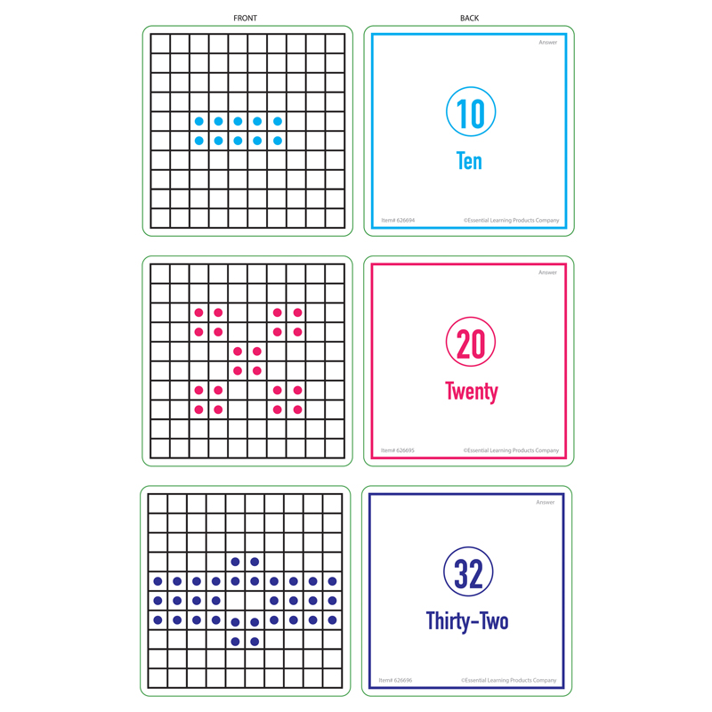 Elp626697bn Sensational Math Activity Cards Set - How Many - Set Of 2