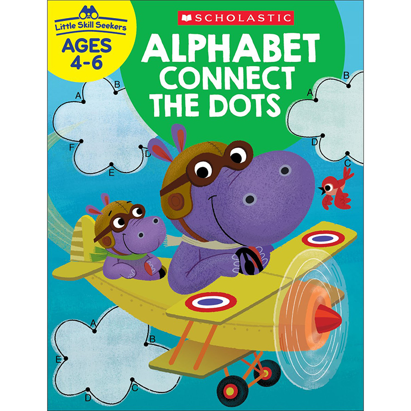 Scholastic Teaching Resources Sc-830634bn Little Skill Seekers Alphabet Connect The Dots, Pack Of 6