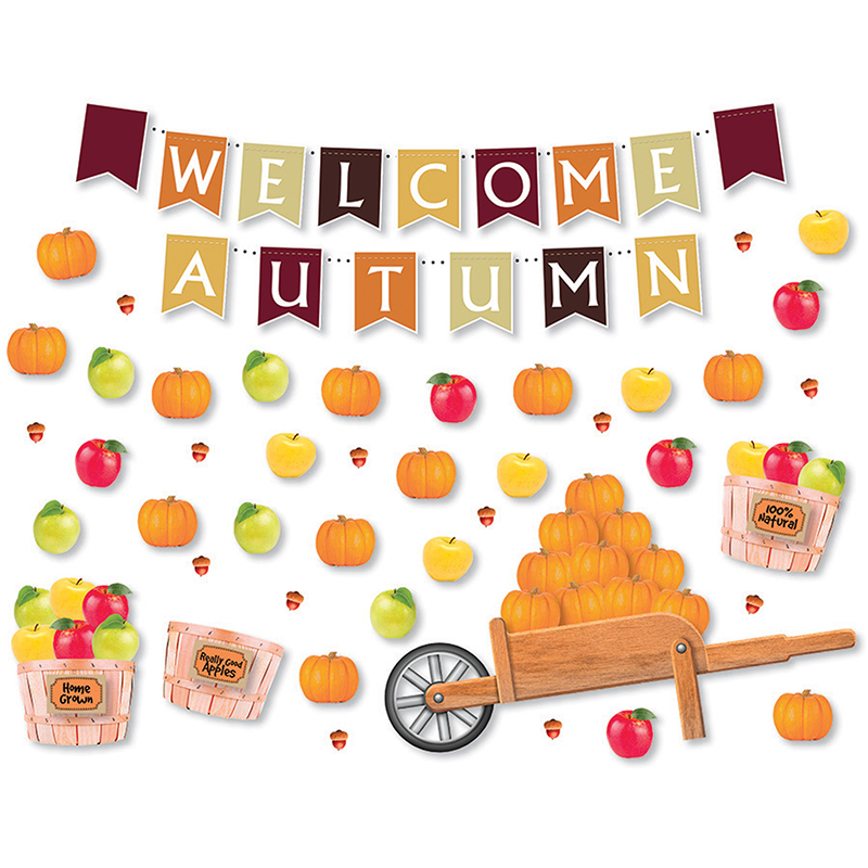 North Star Teacher Resource Nst3500bn Welcome Autumn Bulletin Board Set, Set Of 2