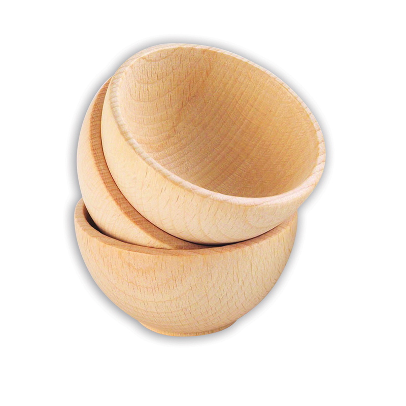 Ctu73929 Wooden Bowls - Wood - Set Of 3
