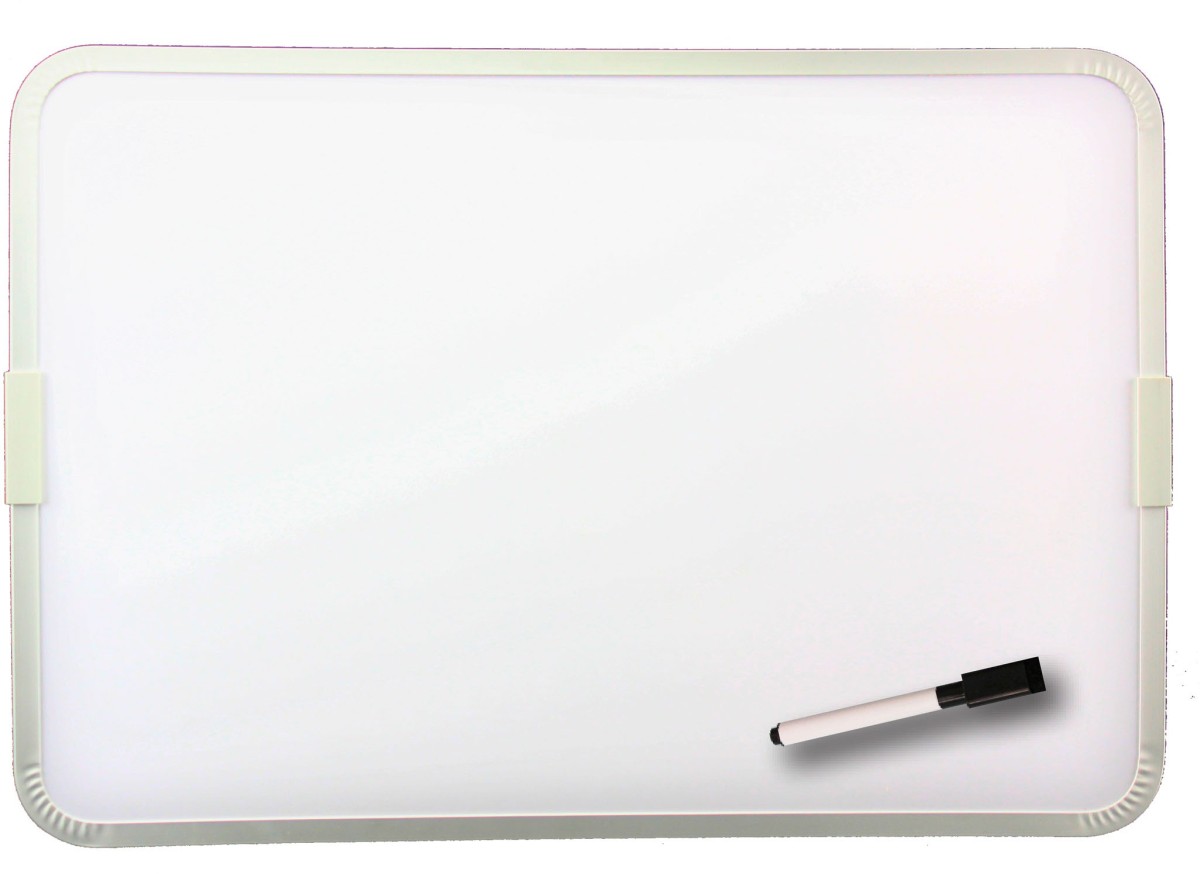 Flp18232bn Two-sided Magnetic Dry Erase Board - 3 Piece - White