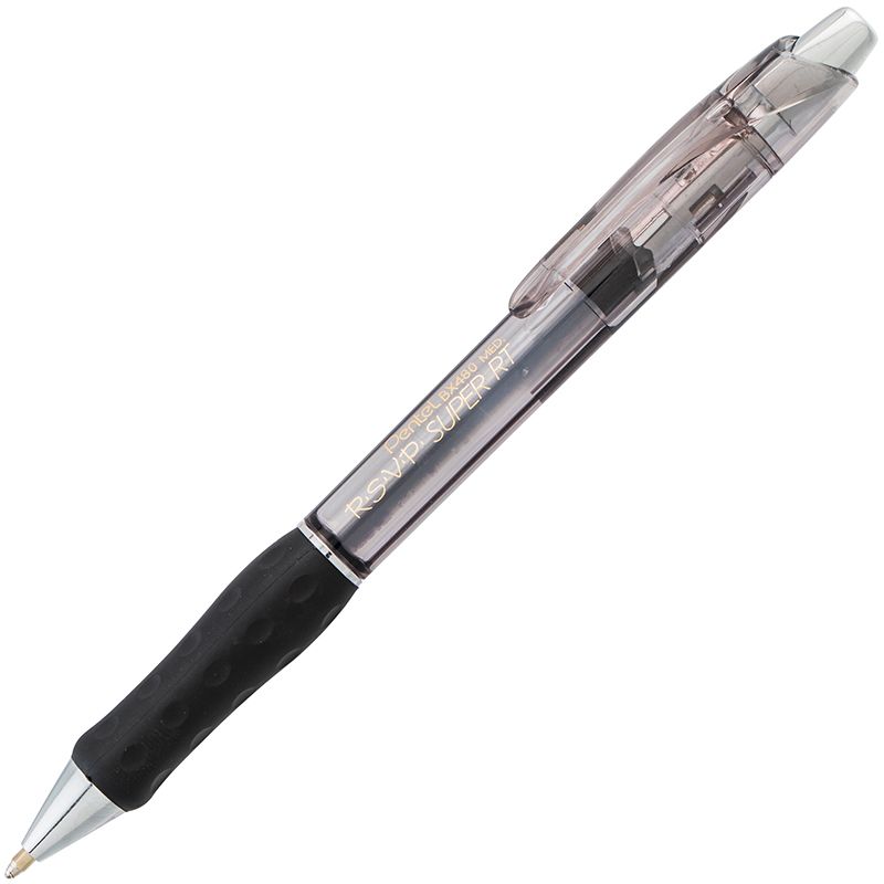 Penbx480a Rsvp Super Rt Retractable Ballpoint Pen - Black