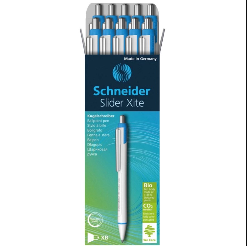Stw133201 Schneider Slidr Xite Pen, Black - 10 Per Box