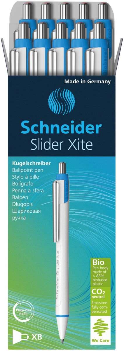 Stw133203 Schneider Slidr Xite Pen, Blue - 10 Per Box