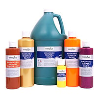 UPC 194629000036 product image for Rock Paint-Handy Art RPCHA128PC-6 128 oz Washable Tempera Paint, Primary Col | upcitemdb.com