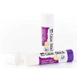 1.3 Oz Economy Glue Sticks, White - Pack Of 12