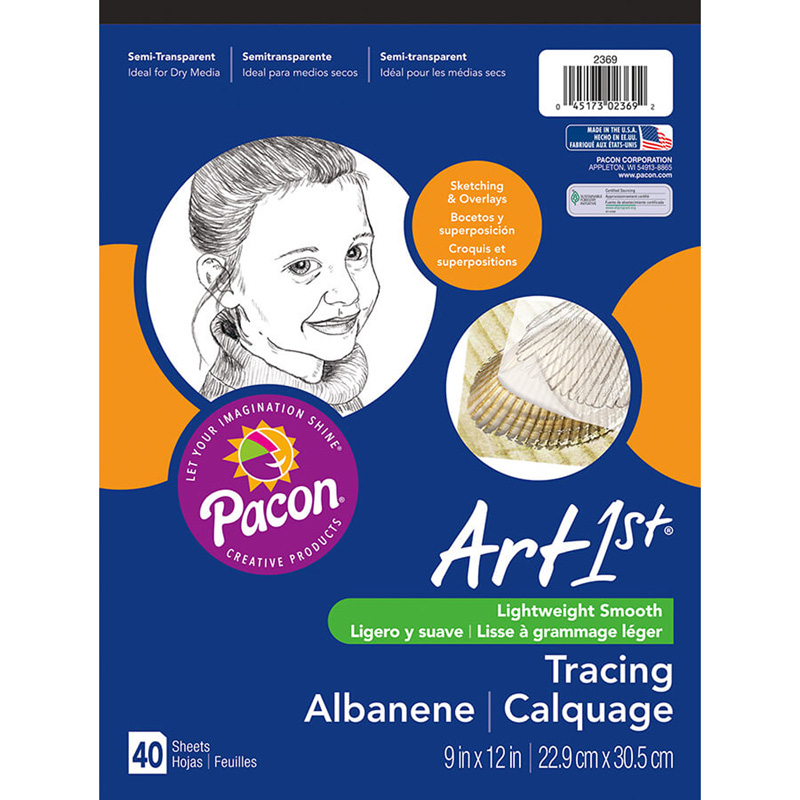 Pacon Pac2369-6 Pacon Tracing Pads, 9 X 12 In. - 6 Each