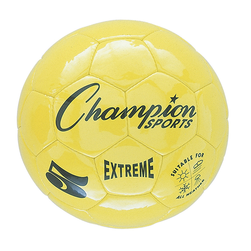 Chsex5yl-2 Size 5 Soccer Ball Composite, Yellow - 2 Each
