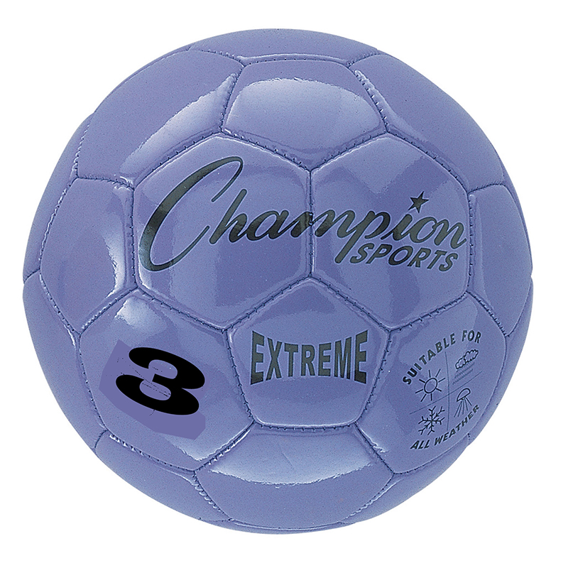 Chsex3pr-2 Size 3 Soccer Ball Composite, Purple - 2 Each
