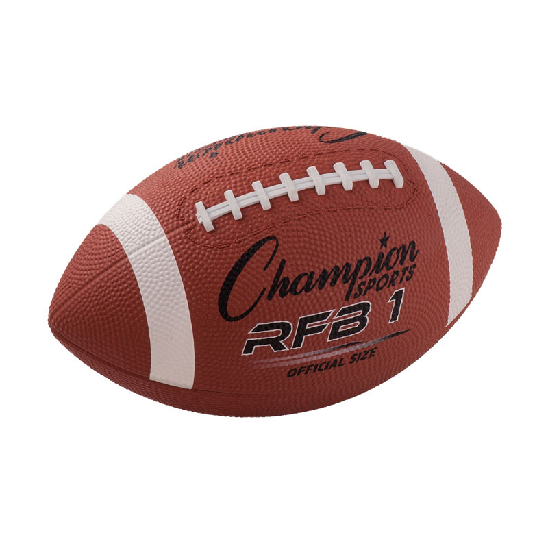 Chsrfb1-2 Rubber Football, Official Size - 2 Each