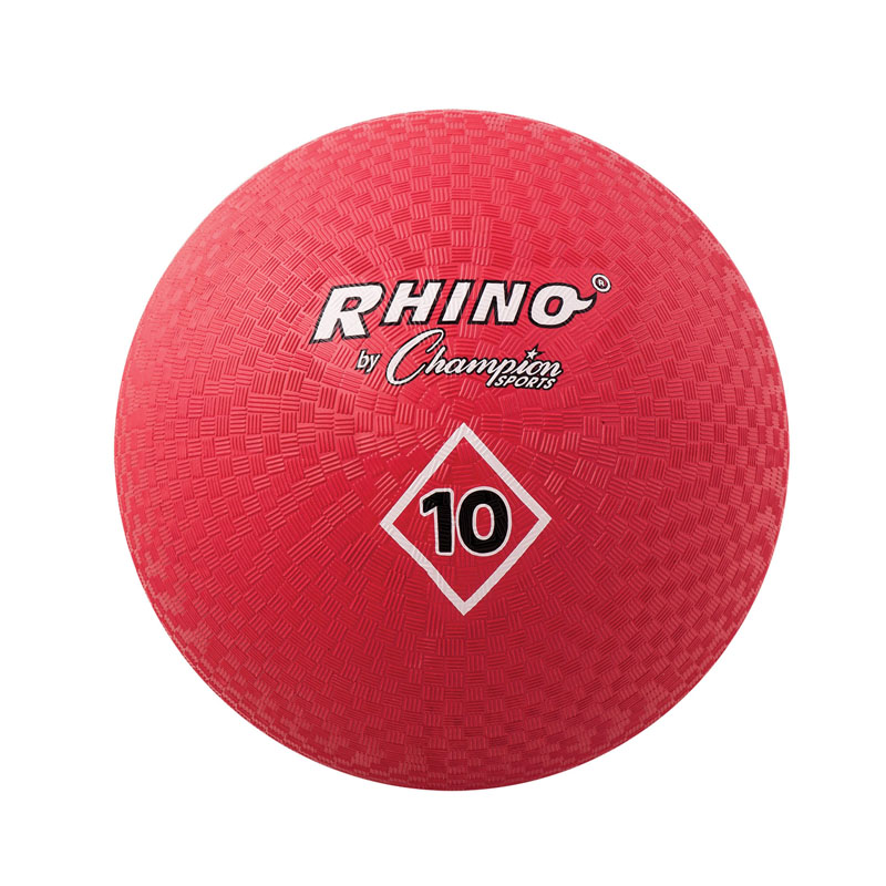 Chspg10rd-2 10 In. Playground Balls Inflates - 2 Each