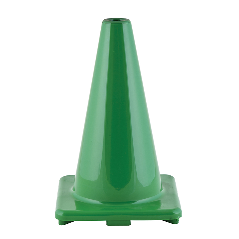 Chsc12gn-3 12 In. Flexible Vinyl Cone Weighted, Green - 3 Each