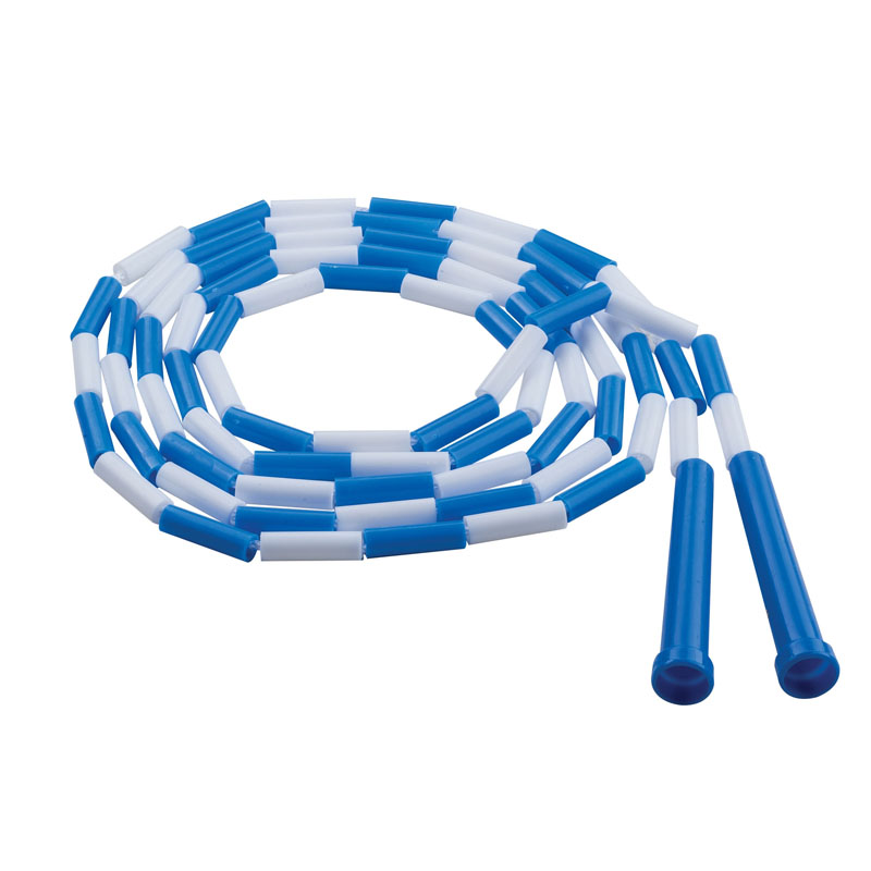 Chspr9-6 9 Ft. Plastic Jump Rope Segmented, Blue & White - 6 Each