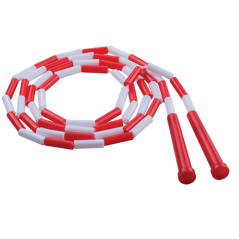 Chspr7-12 7 Ft. Plastic Segmented Ropes, Red & White - 12 Each