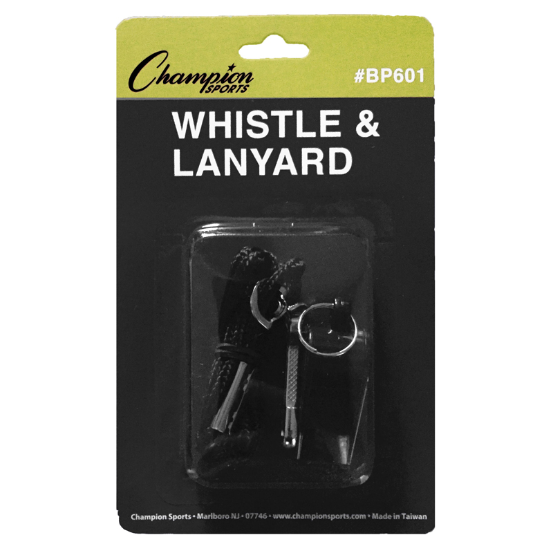 Chsbp601-12 Plastic Whistle & Lanyard - 12 Each