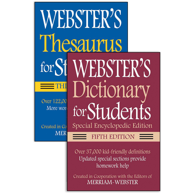 Fsp9781596951693-3 Webster For Students Dictionary Thesaurus Set 5th Edition - 3 Each