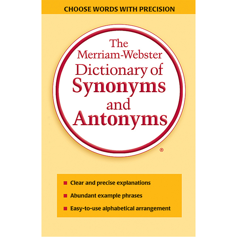 Mw-9061-3 Dictionary Of Synonyms & Antonyms Paperback - 3 Each