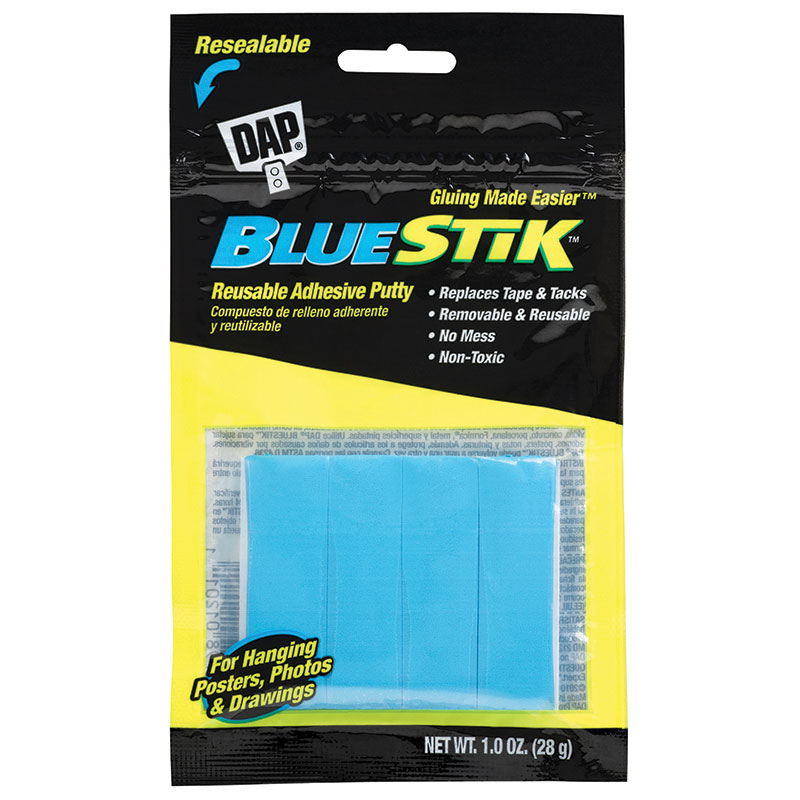 01201-12 Bluestik Reusable Adhesive - 12 Each