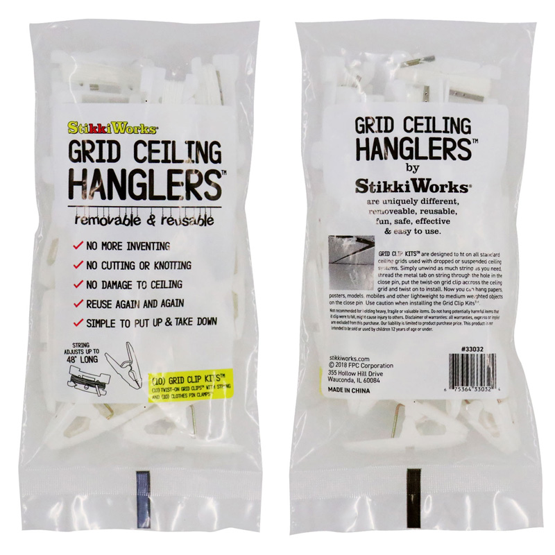 Fpc Stk33032-3 Ceiling Hanglers Grid Clip Kits - 10 Per Pack - Pack Of 3