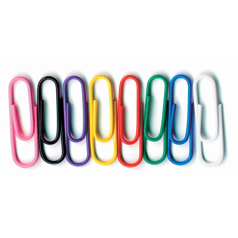 Baumes4000-10 Vinyl Coated Paper Clips Jumbo - 40 Per Pack - Pack Of 10