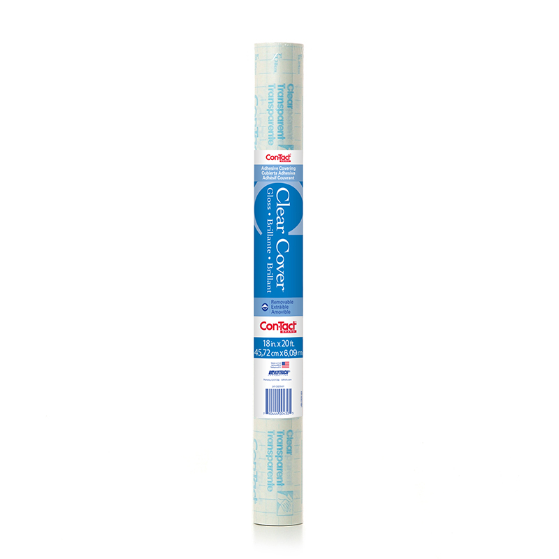 Kit20fc9ad72-2 Con-tact Contact Adhesive Roll, Clear - 18 In. X 20 Ft. - 2 Roll