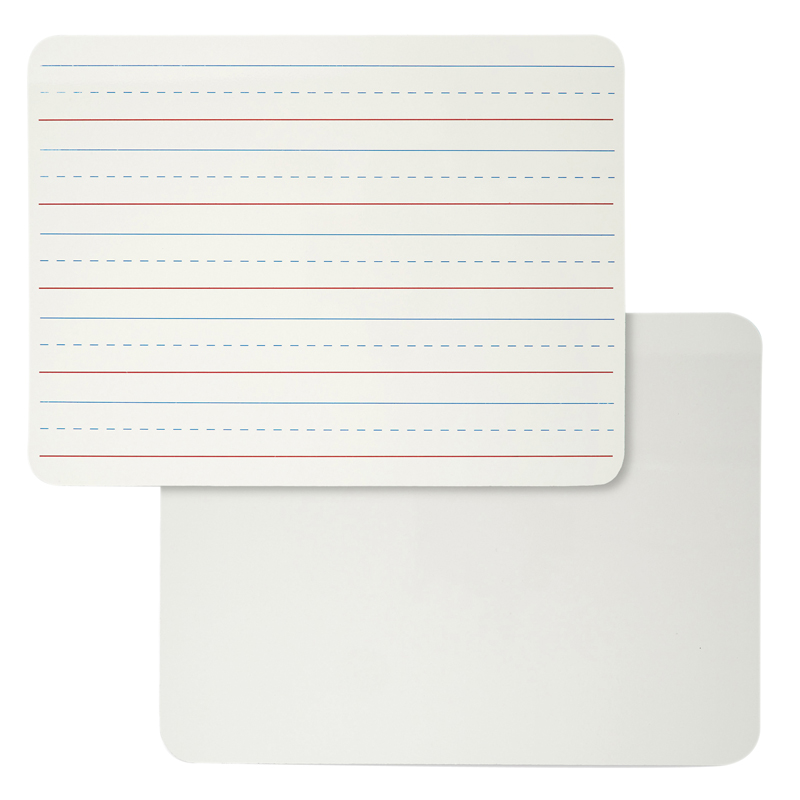 Charles Leonard Chl35135-3 Plain & Lined Dry Erase Board Magnetic 2 Sided - 3 Each