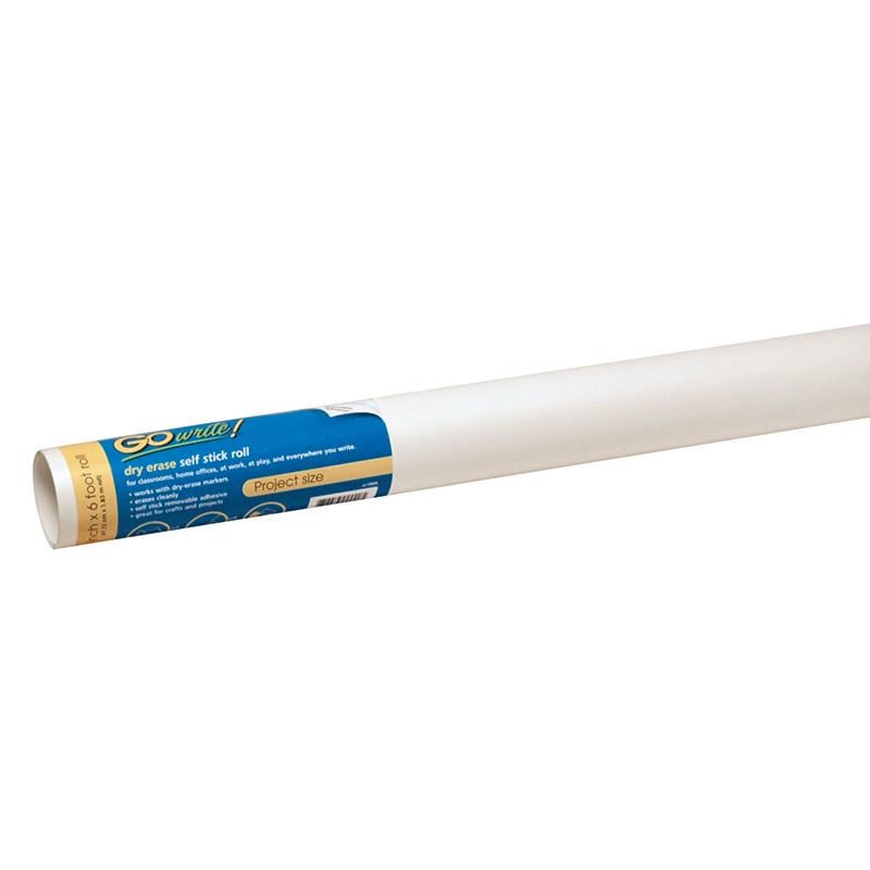 Pacon Invar1806-2 18 In. X 6 Ft. Gowrite Gowrite Dry Erase Roll Self Stick - 2 Roll