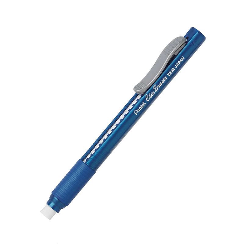 Of America Penze22c-12 Clic Erasers Grip Blue Barrel - 12 Each