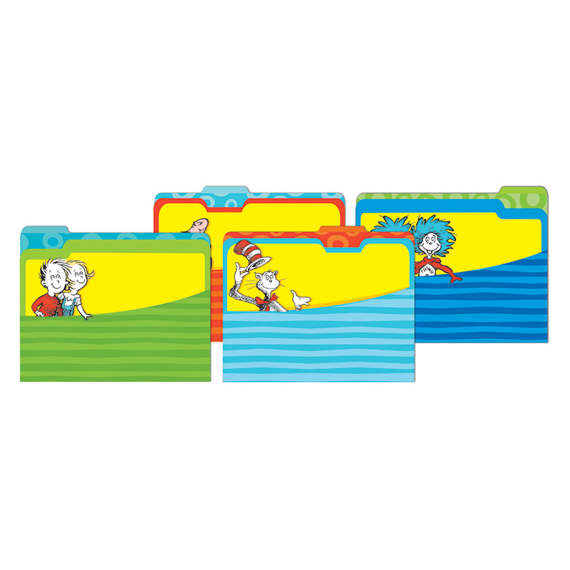 Eu-866408-6 Dr Seuss Classic File Folders - Pack Of 6