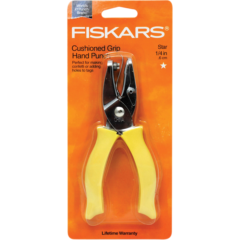 Fiskars Manufacturing Fsk23537097-3 0.25 In. Hand Punches Star - 3 Each