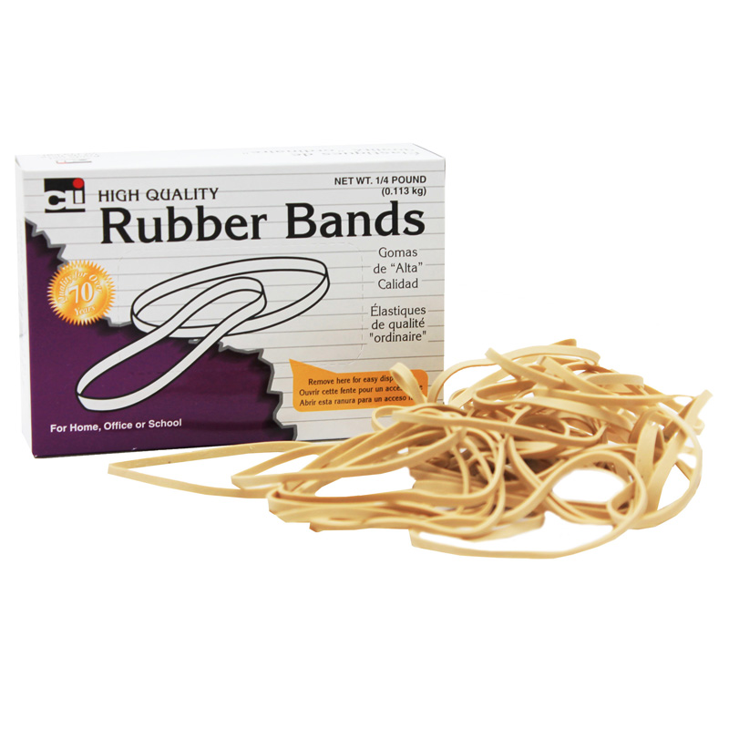 Charles Leonard Chl56164-10 Rubber Bands - 3.5 X 0.25 In. - Box Of 10