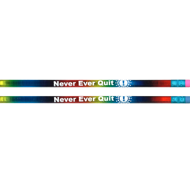 Jrm7472b-12 Pencils Never Ever Quit - 12 Dozan