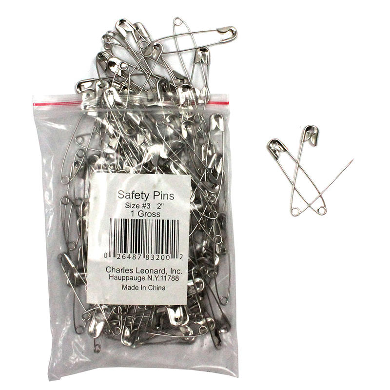 Charles Leonard Chl83200-5 2 In. Safety Pins - Pack Of 5