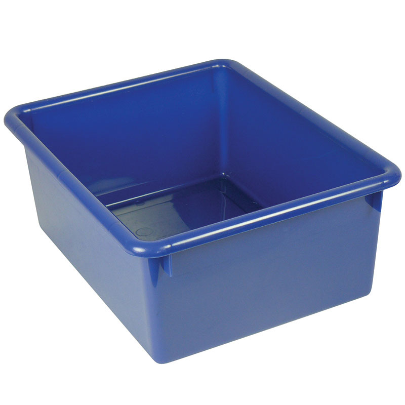 Romanoff Products Rom16104-3 5in Stowaway Letter Box, Blue No Lid - 13 X 10.5 X 5 In. - 3 Each