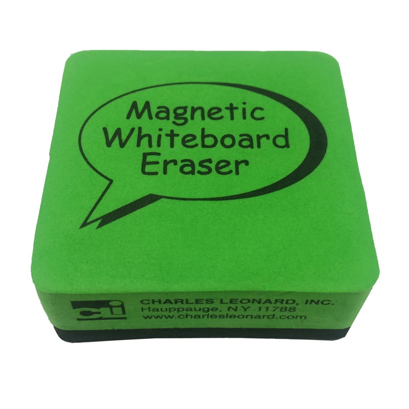 Charles Leonard Chl74542-3 2 X 2 In. Lime Magnetic Whiteboard Eraser - Pack Of 3