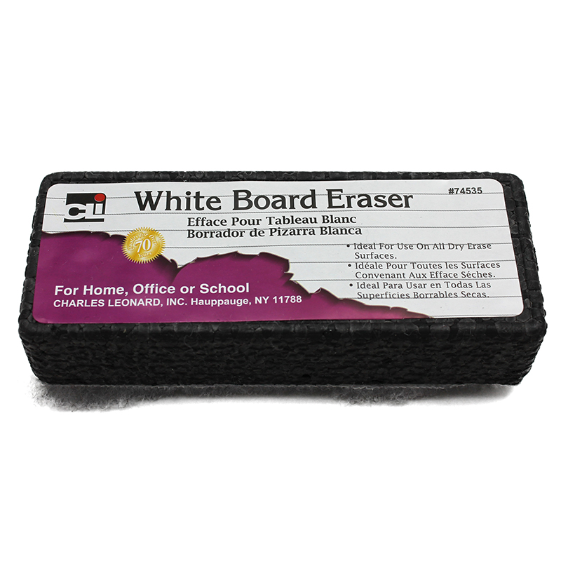 Charles Leonard Chl74535-6 Economy Whiteboard Eraser - 6 Each