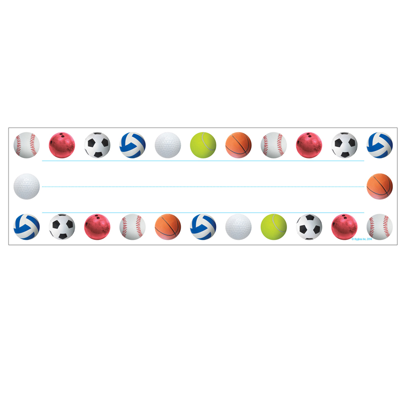 Hygloss Products Hyg45416-6 Sports Balls Name Plates - Pack Of 6